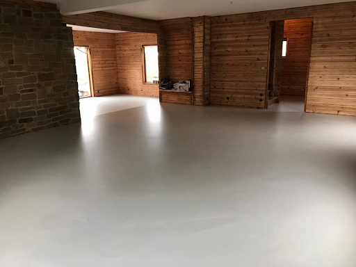 Naadloze vloer in huis